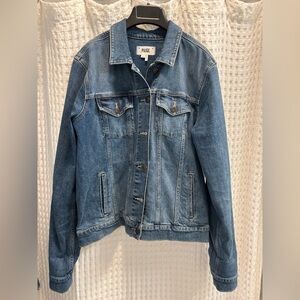 PAIGE Blue Classic Jean Jacket Medium Wash